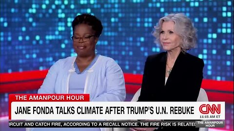 Jane Fonda: Trump ‘Needs Some Education’ on Climate; ‘He Doesn’t Understand’ 