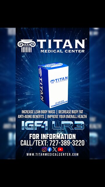 Try our amazing IGF-1 LR3 therapy to help you lose body fat, gain lean muscle & more!