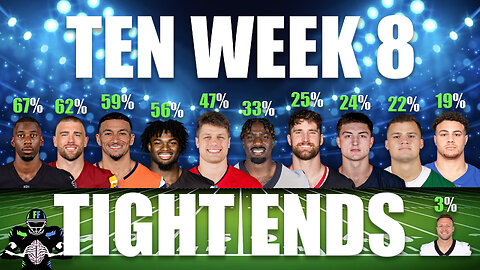 Ten Tight Ends (that could still be available) for Week 8
