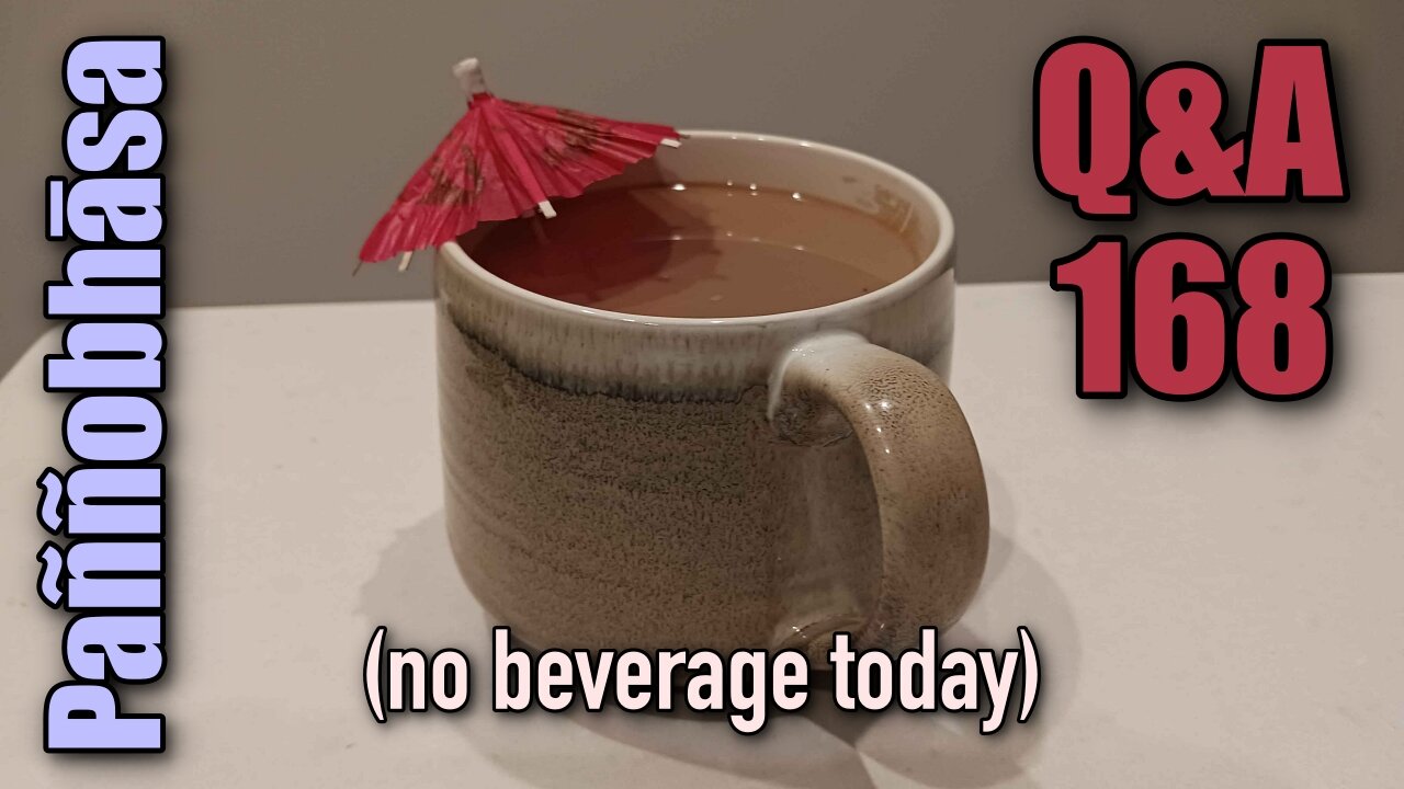 Question & Answer #168: from the Difficulty of Attaining Human Birth to Taking DMT as an Entheogen