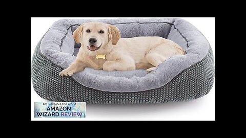 INVENHO Medium Dog Beds for Medium Dogs Washable Rectangle Dog Bed Medium Review