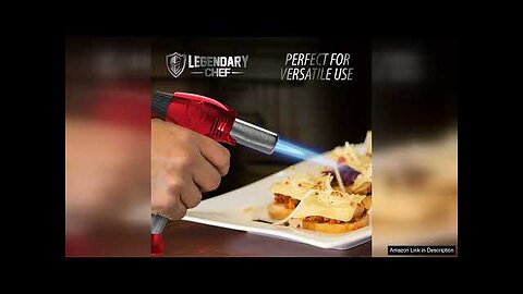 Culinary Cooking Torch Kitchen Food Torch for Creme Brulee Baking Desserts Review