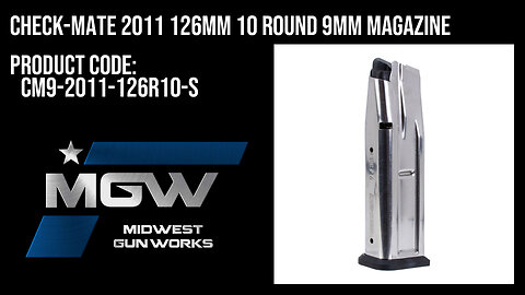 Check-Mate 2011 126mm 10 Round 9mm Magazine - CM9-2011-126R10-S