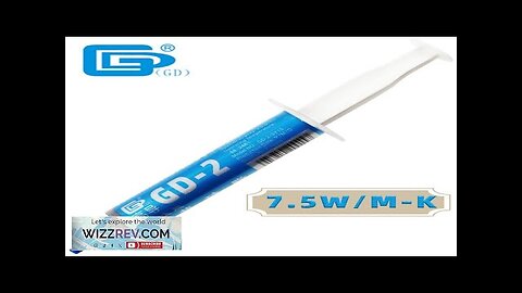 GD-2 7g/15g/30g Thermal Compound Conductive Grease GD900 Silicone Paste Heat Sink Processor Review