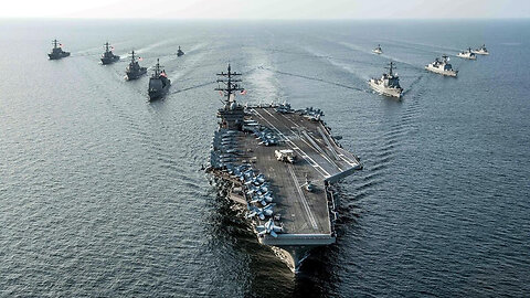 🇺🇸🇮🇷 | The Iranian Navy appears to prepare for the arrival of U.S. warships.