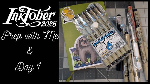 Inktober 2025 Prep & Day 1