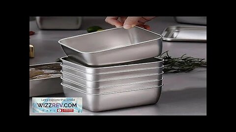 6Pcs/set Sealed Storage Box Set with Lid 316 Stainless Steel Fresh-Keeping Box Review