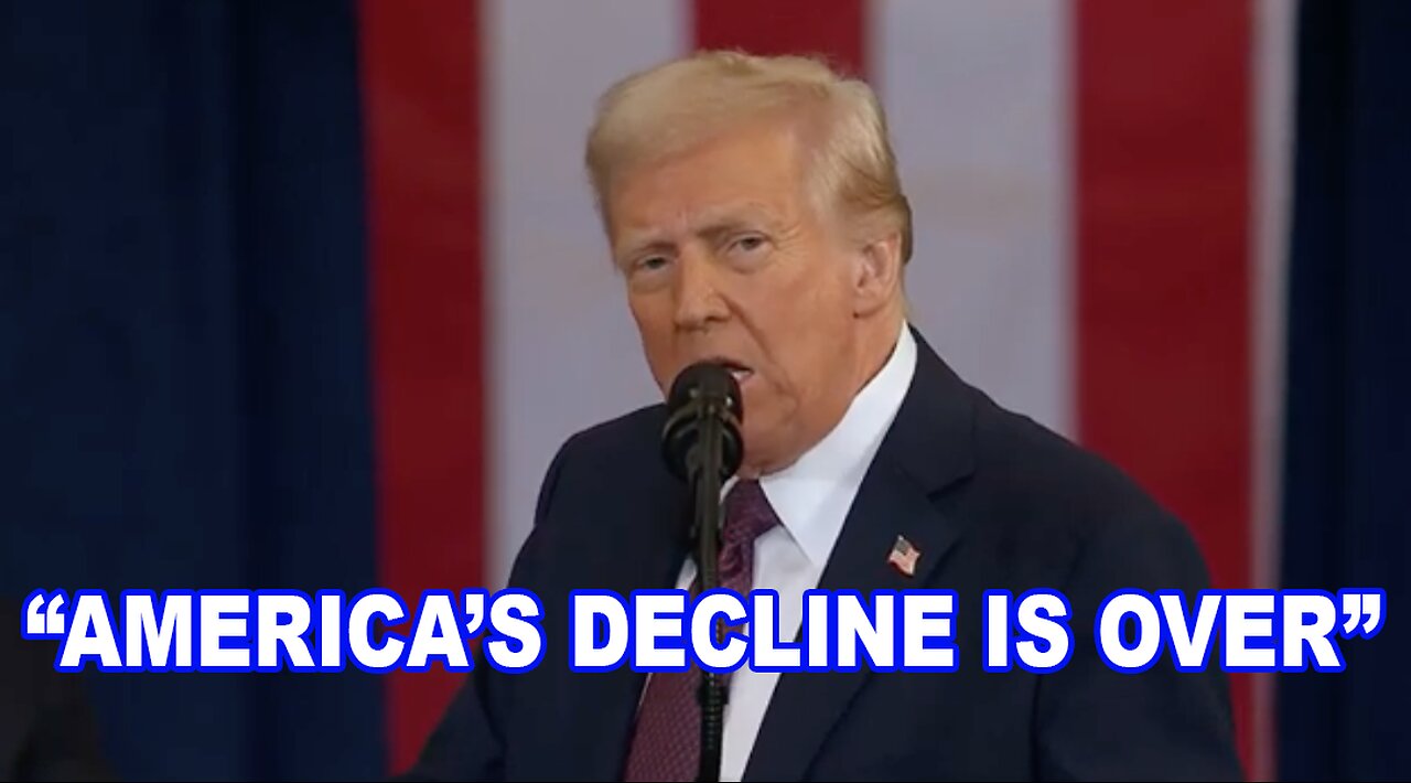 Pres. Donald Trump: “AMERICA’S DECLINE IS OVER”