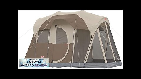 Coleman WeatherMaster Camping Tent with Screened Porch Weatherproof 6-Person Family Tent Review