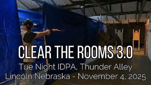 Thunder Alley IDPA - Clear the Rooms 3.0 - November 4, 2025