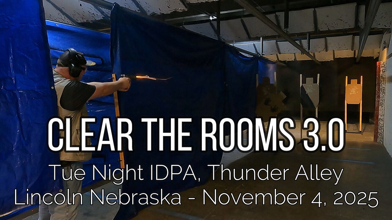 Thunder Alley IDPA - Clear the Rooms 3.0 - November 4, 2025