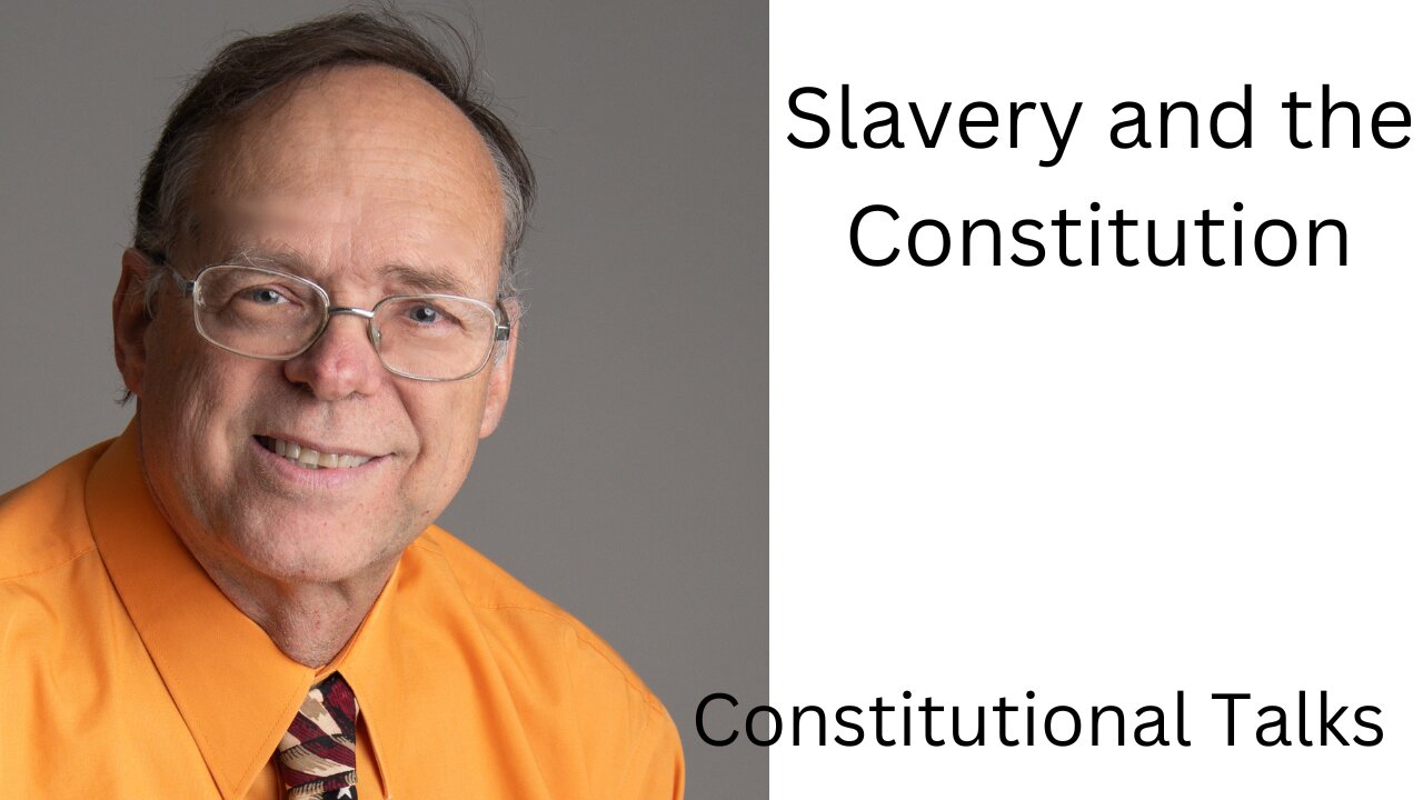 Slavery and the Constituion