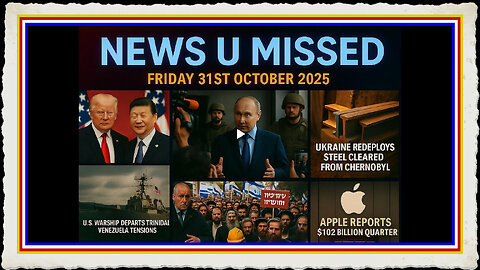 NEWS U MISSED WITH PAUL BROOKER DREW DEMI FRIDAY 31ST OCTOBER 2025