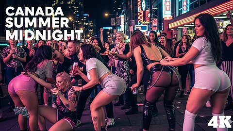 Late Night Walking Tour Vancouver – Beautiful Girls & Wild Energy Vibes All Night!