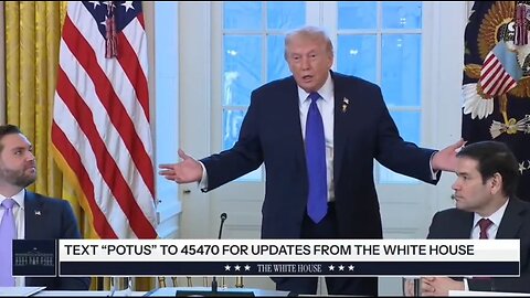 LOL Trump Stops White House Meeting To Check Out Ballroom Construction
