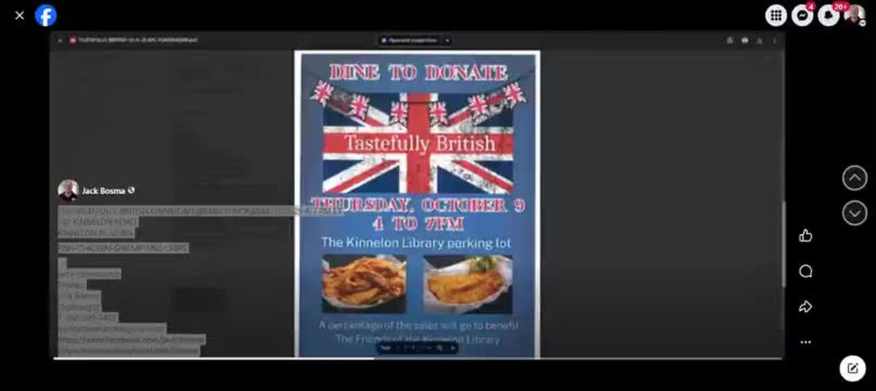 THE TASTEFULLY BRITISH KINNELON LIBRARY FUNDRAISER 10-9-25 4-7 PM ET 1-(973) 838-1321 18622001469