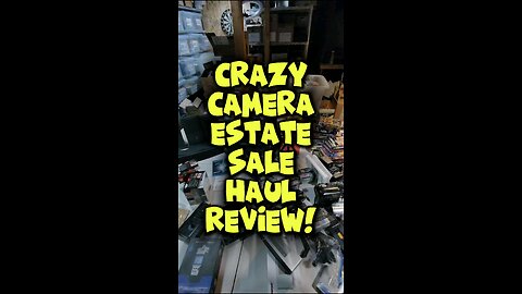 Review of the INSANE HAUL from this #estatesale #canon #camera