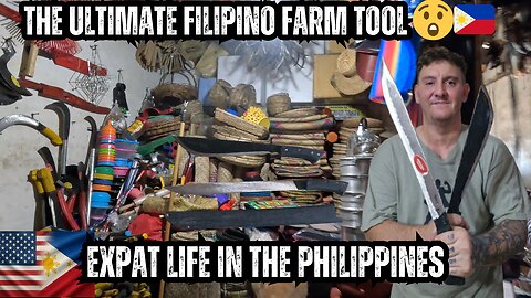 Buying a Sundang (Jungle Bolo)| Philippines Farm Multi-Tool 🇵🇭 | Expat Life