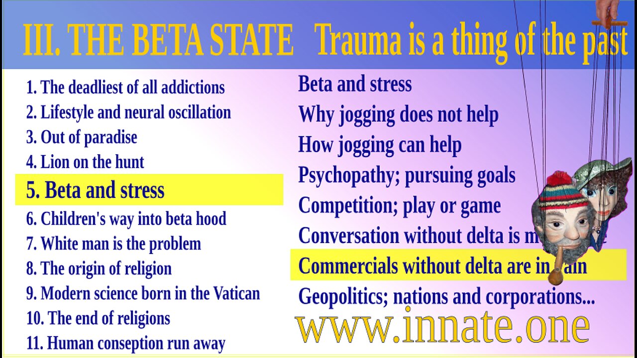 #69 Eyes wide open – Trauma is a thing of the past – Commercials without delta are in vain