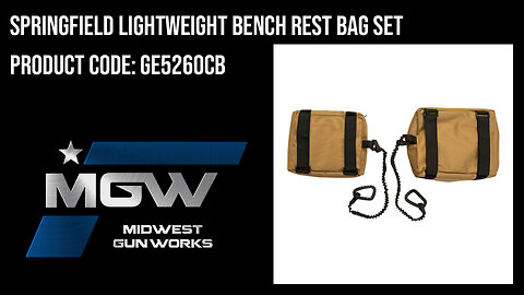 Springfield Lightweight Bench Rest Bag Set - GE5260CB