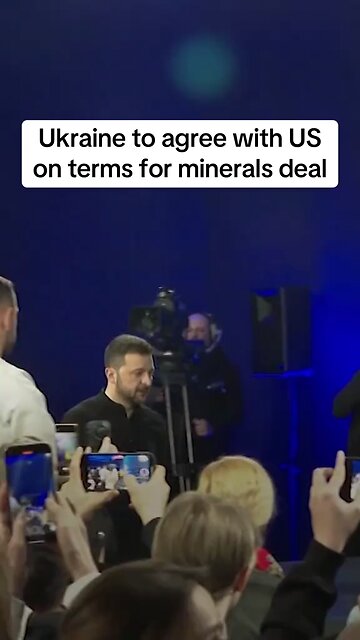 Ukraine agrees to rare earth metals deal with US.