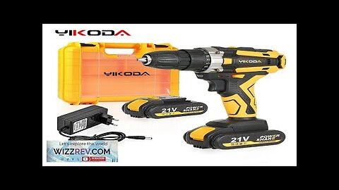 YIKODA 12/16.8/21V Cordless Drill Rechargeable Electric Screwdriver Lithium Battery Review