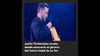 Justin Timberlake ayuda a una fan con la revelación de género de su bebé