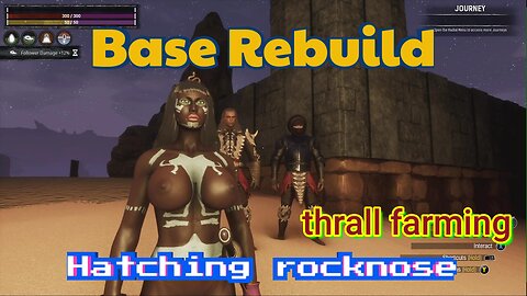 Conan Exiles rebuilding after the decay naked busty boobs