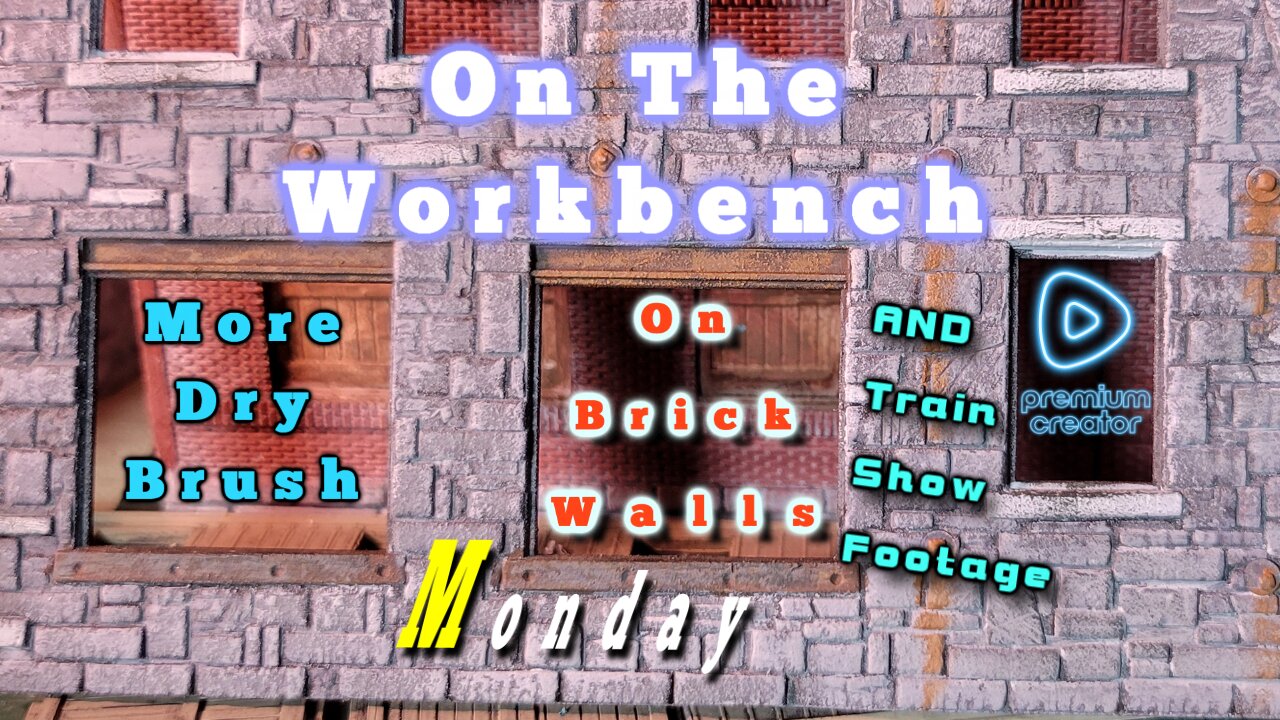 BACK AT THE WORKBENCH - More Dry Brush Techniques - Now On Red Brick