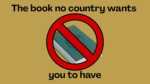 The book no country wants you to have