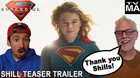 James Gunn Shills Completely SELL OUT for Supergirl Trailer with CRINGE Fake Reactions