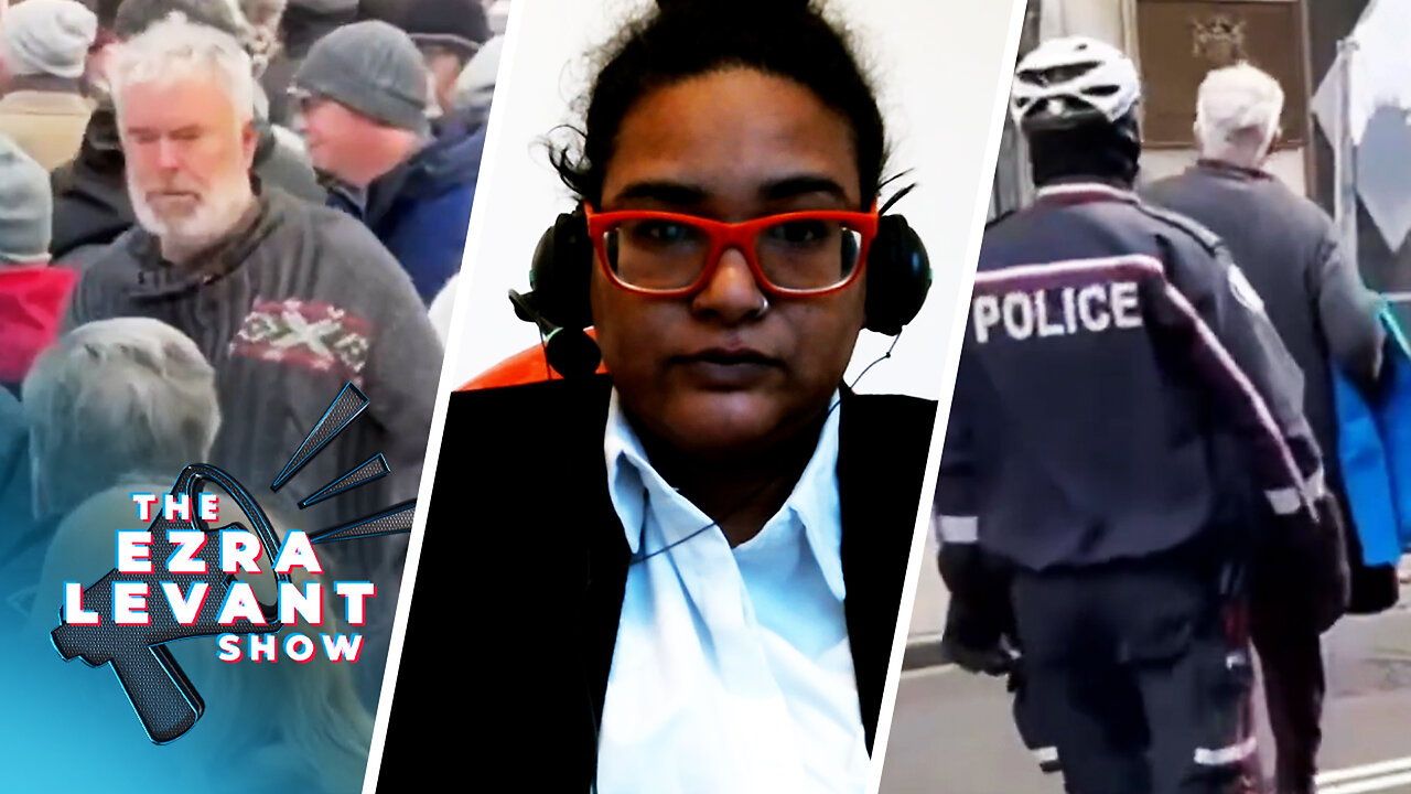 Man shouts in apparent condemnation of land acknowledgement during Remembrance Day ceremony