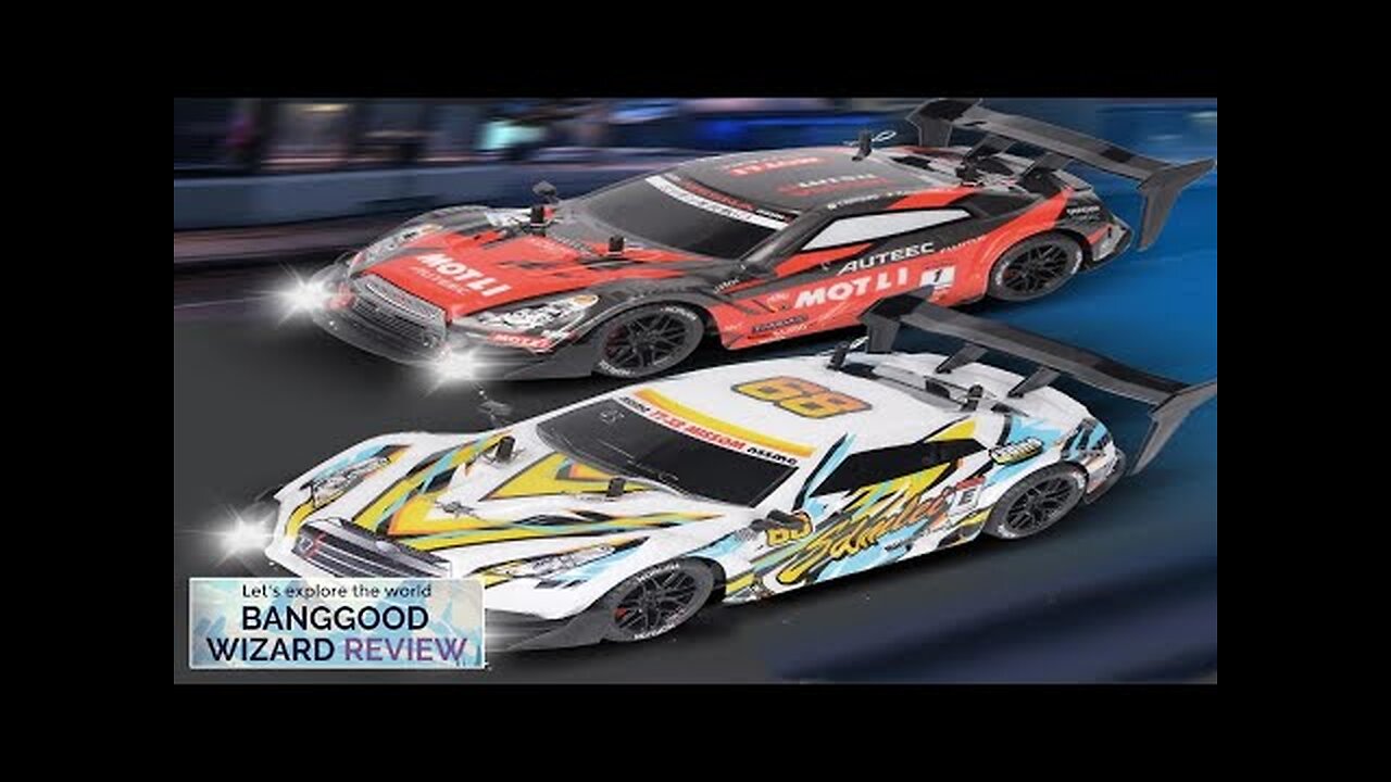 1/14 2.4G 4WD Drift RC Car High Speed LED Light On-Road Racing Review