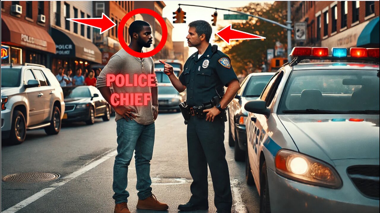 Racist cop falsely accuses black man of stealing without knowing he's the new police chief