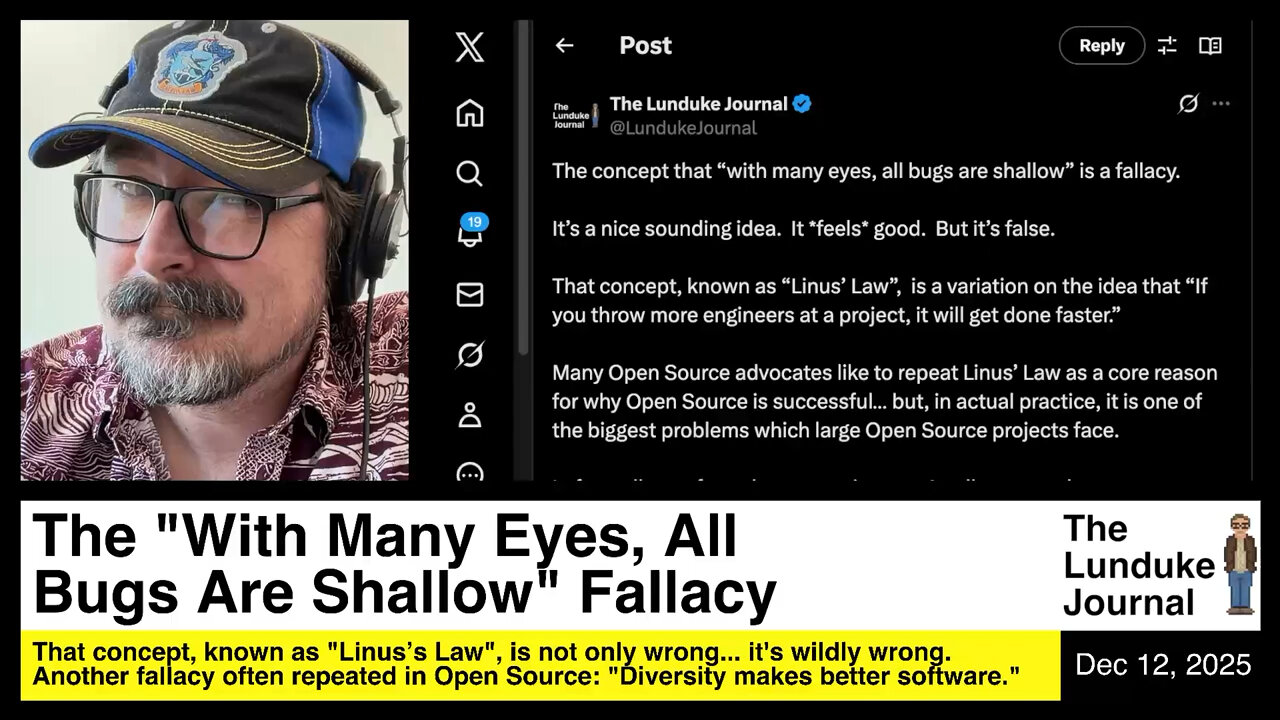 The "With Many Eyes, All Bugs Are Shallow" Fallacy
