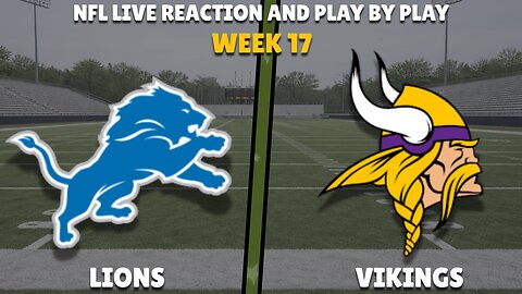 NFL | Detroit Lions vs Minnesota Vikings 🏈 Live Reaction & Play-by-Play | NFL
