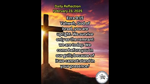 Daily Reflection February 23, 2025