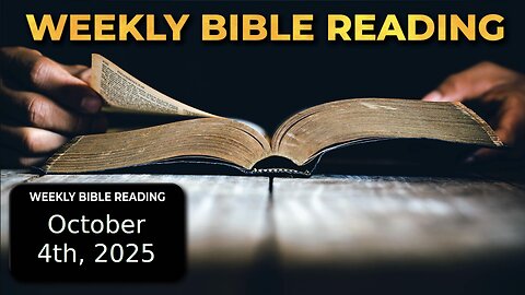 Torah Portion October 4th, 2025