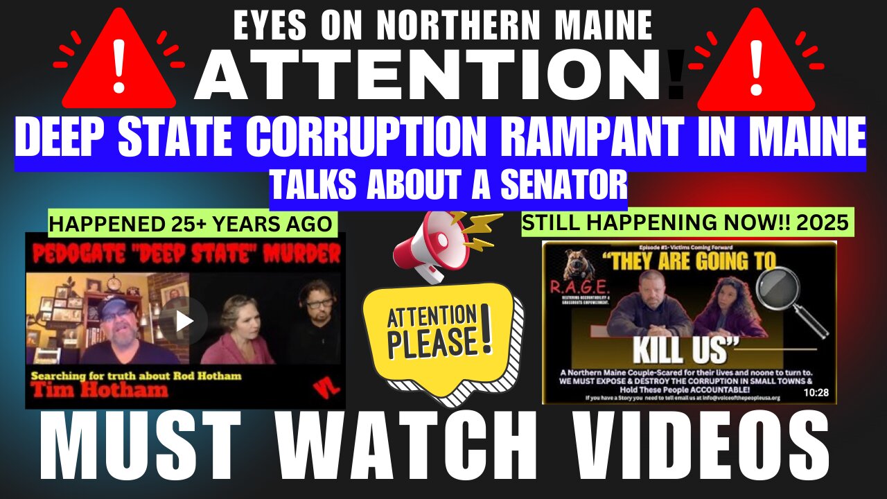 DEEP STATE CORRUPTION RAMPANT IN NORTHERN MAINE