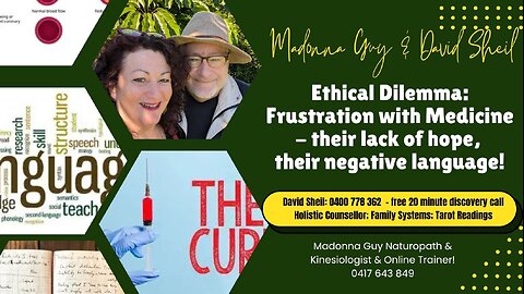 I'm so frustrated by the ethics, language, frequency of lack-of-care medically!! Let's discuss...