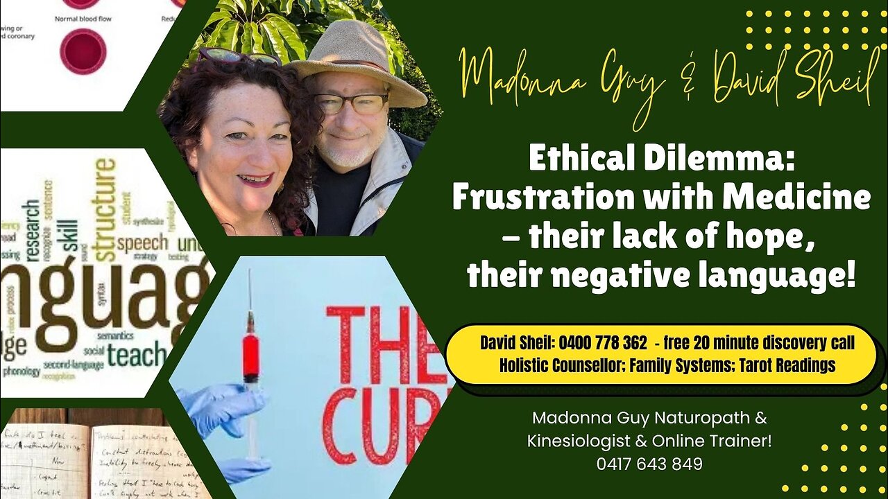 I'm so frustrated by the ethics, language, frequency of lack-of-care medically!! Let's discuss...