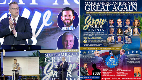 Clay Clark | The TRADEOFFS Needed to Achieve Massive Success In the World of Business from December 4-5 2025 ThrivetimeShow.com Business Conference (Featuring 7 Success Stories)