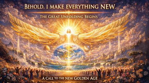 BEHOLD, I Make Everything New 🕉 The Great Unfolding Begins 🕉 A Call to the New Golden Age 🕉