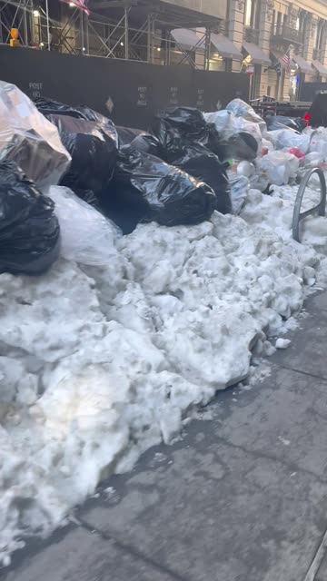 Manhattan, 11 days after a snowstorm