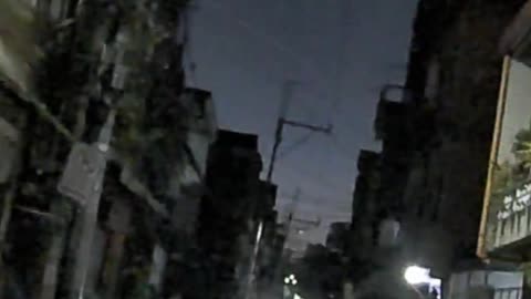 Twilight on Mais Street in Pasig City in the Philippines