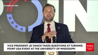 JD Vance Gives Blunt Take On Thomas Massie At Turning Point USA Event