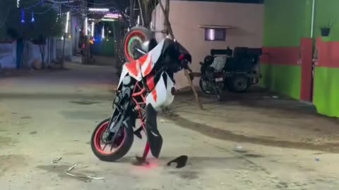 KTM Stunt Gone Wrong🤣 #ktm #ktmduke #ktmlover #bike #biker #bikelover