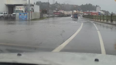 Flooding in Coos Bay, Oregon