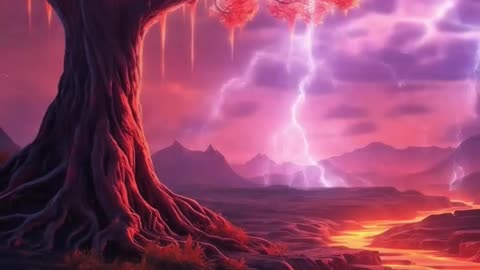 When lightning flashes
