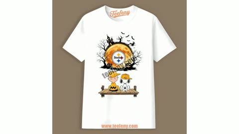 Steelers Halloween Charlie Brown And Snoopy Shirt
